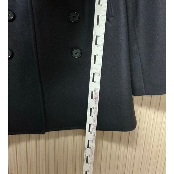 J.Crew Women’s Navy Wool Peacoat Size M - Picture 4 of 5